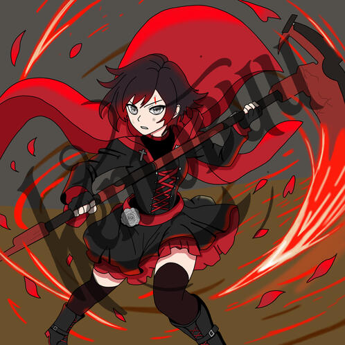 Ruby (Full Body + Fondo)