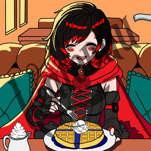 Ruby Rose (Half Body + Fondo)